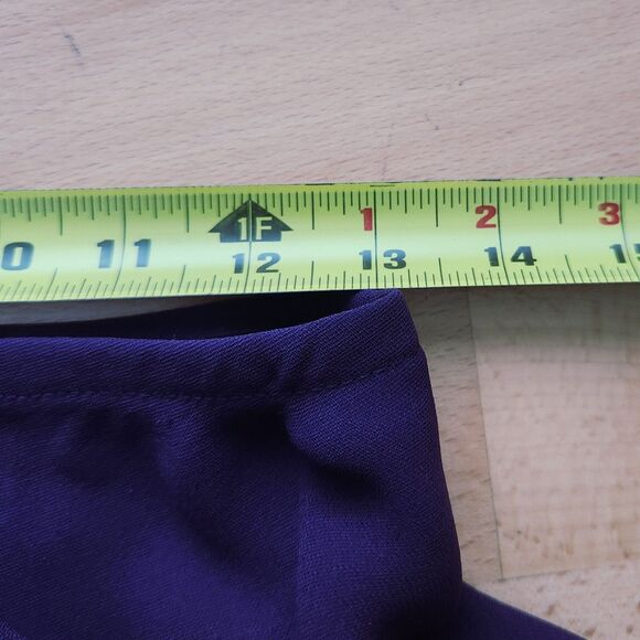 S.L. Fashions Womens Plum Fit& Flare Maxi Skirt Only, Size 10 - Picture 5 of 5